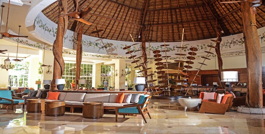 catalonia royal tulum lobby 03